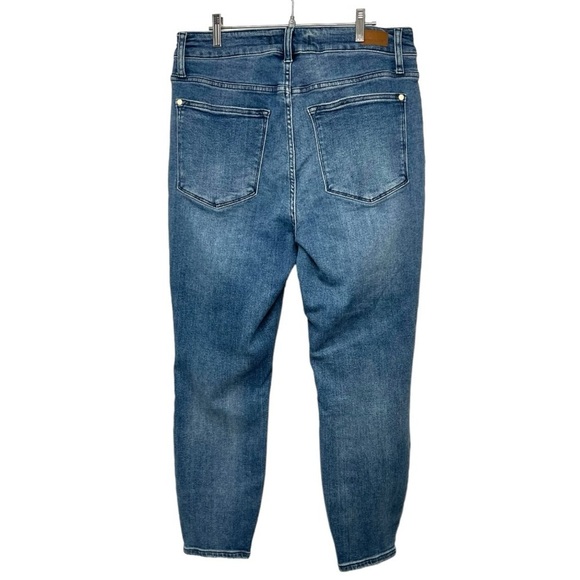 Judy Blue High Rise Relaxed Fit Mid Rise Stretch Denim Casual Jeans Womens 14W - Picture 4 of 10